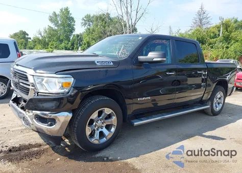 2020 Ram 1500 Big Horn/Lone Star z USA, uszkodzony, nr VIN 1C6SRFFTXLN166320